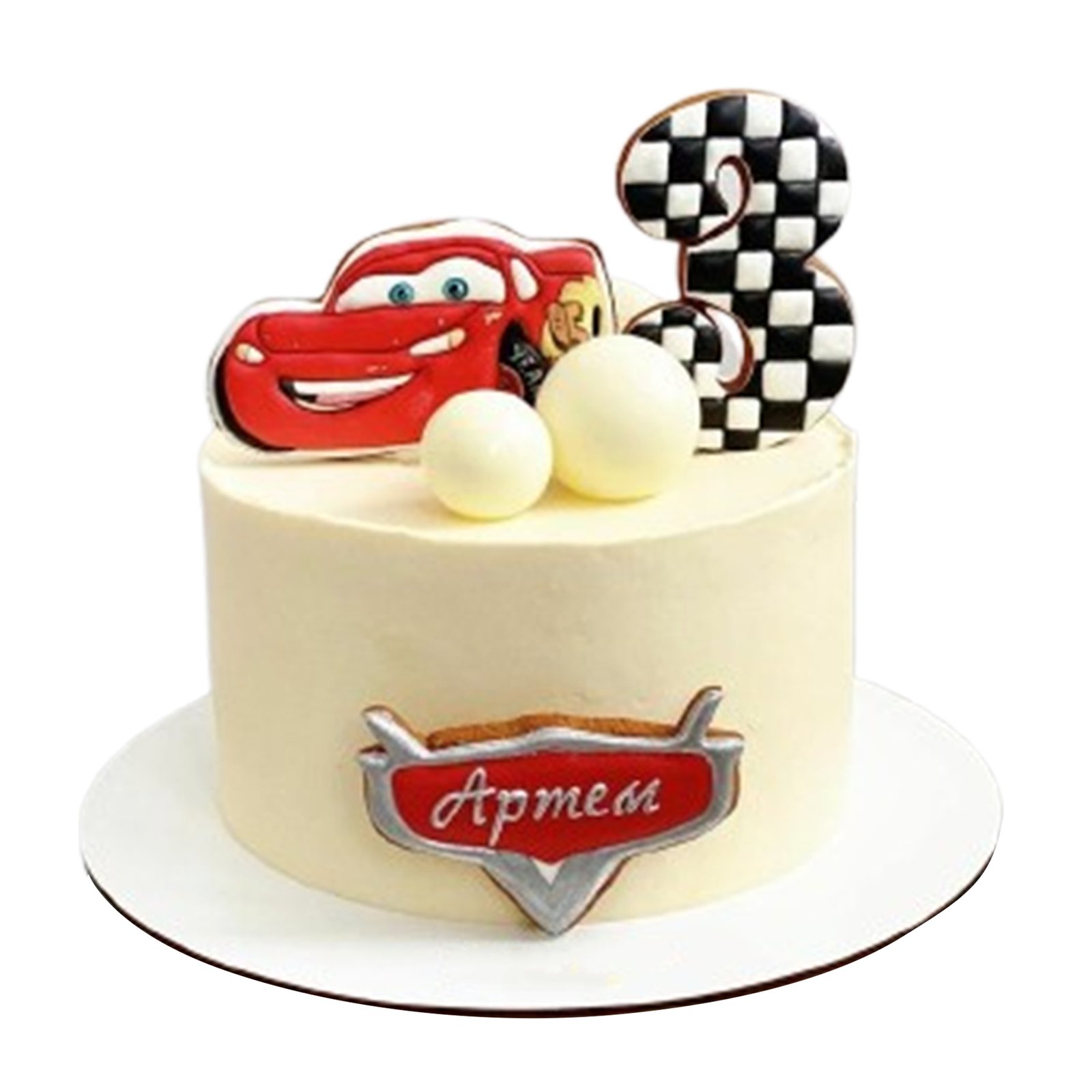 Lightning McQueen Cake V5