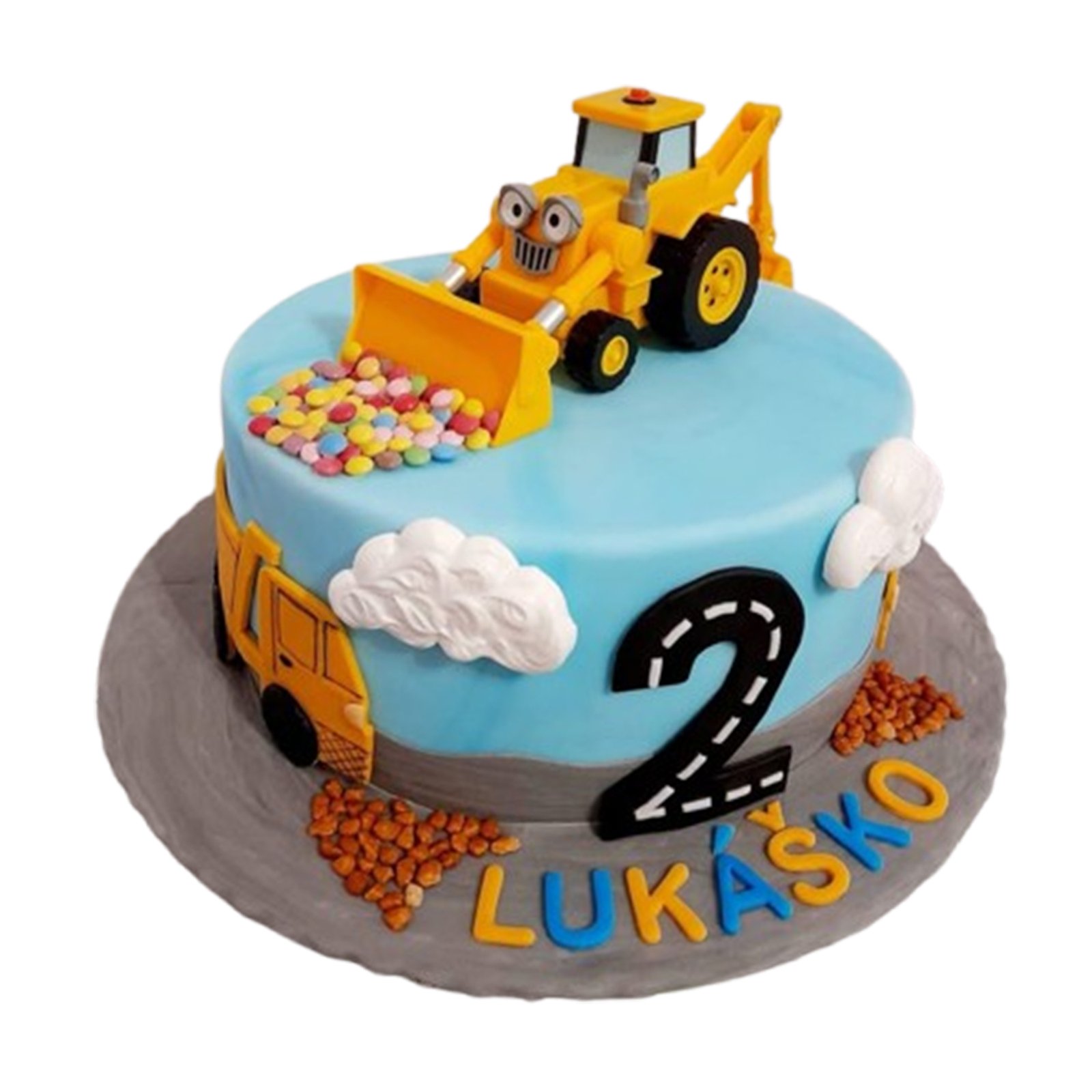 Digger Construction Cake V1