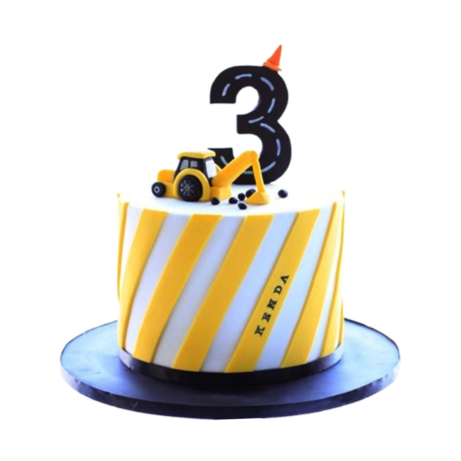 Digger Construction Cake V6